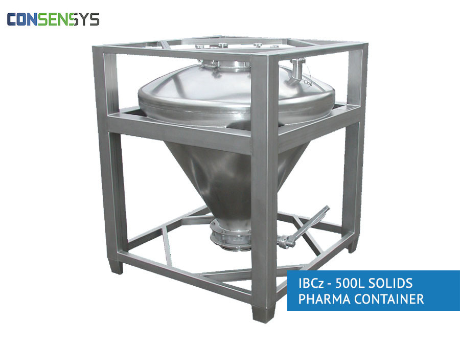 IBCz 500l solids pharma container